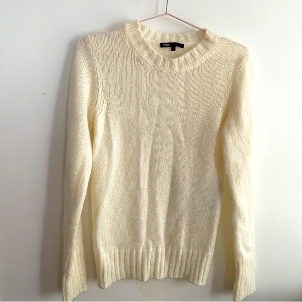 Maje White Sweater